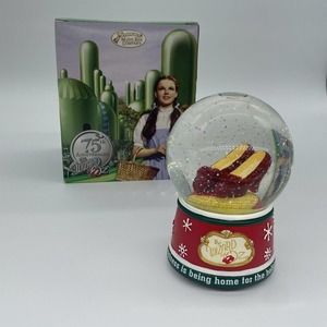 Wizard Of Oz Ruby Slippers Dorothy San Francisco Music Box Water Globe New